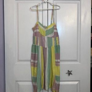 Pastel colored spring dress